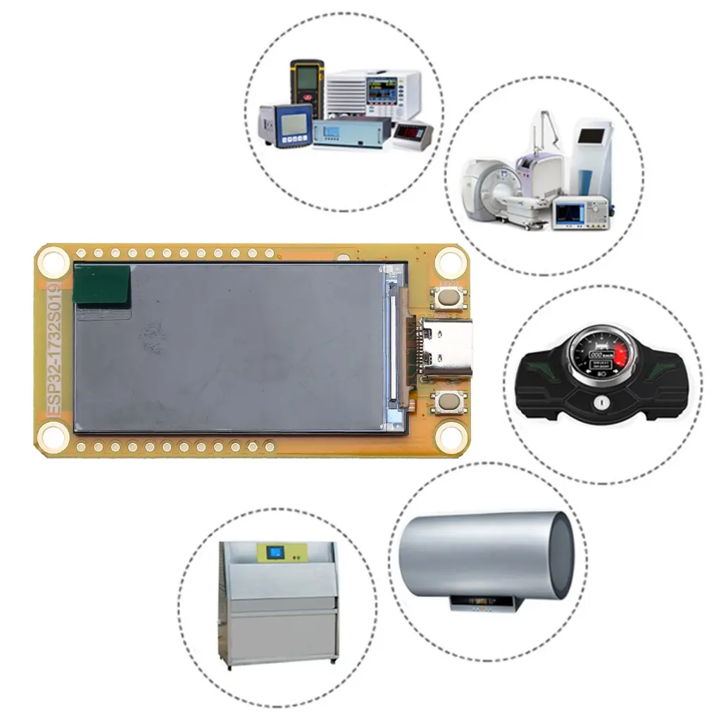 ESP32 S3 LVGL Development Board with1.9inch Display Screen WirelessConnectivity