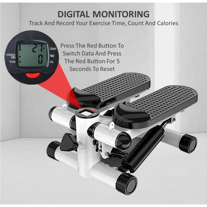 [In Stock]Portable Stepper Quiet Mini Home Step Machin Mini Stepper With LCD Monitor Portable Fitness Exercise 7
