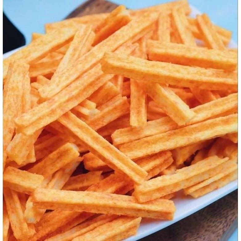 Snack Que Khoai Tây Phô Mai Combo 1Kg - Snack Ăn Vặt Hương Su Food