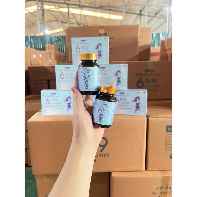 Viên uống Sâm Tố Nữ Vip Hộp (3lọ tổng 90v) Tặng 10 gói Khiết Hồng Nhan hỗ trợ chăm sóc sắc đẹp phụ nữ Shop Yên 1 1