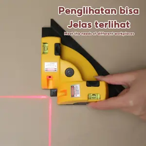 Square Laser Line LV-01 - Alat Ukur Laser Level Siku 90 Derajat, Untuk Kelurusan Lantai & Permukaan Presisi