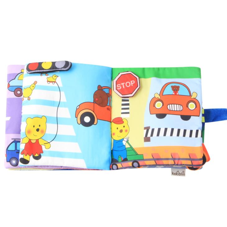 Product Introduction of Cloth Books Infant Early Cognitive Development My Quiet Bookes Baby Goodnight Educational Washable Cloth Book Activity Book 3