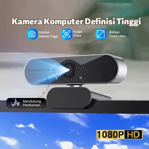 【COD】1080P Webcam Full Hd With Microphone Live Broadcast Video Meeting Camera Laptop Kamera PC