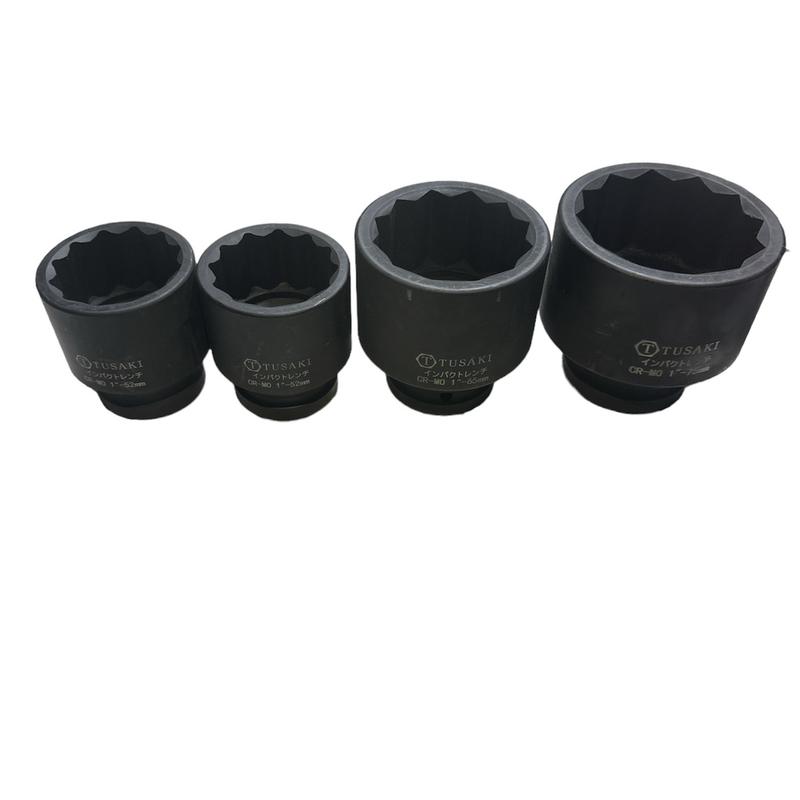 Đầu típ khẩu 1” hoa thị 12 cạnh TUSAKI bông số 46 đến 80-85