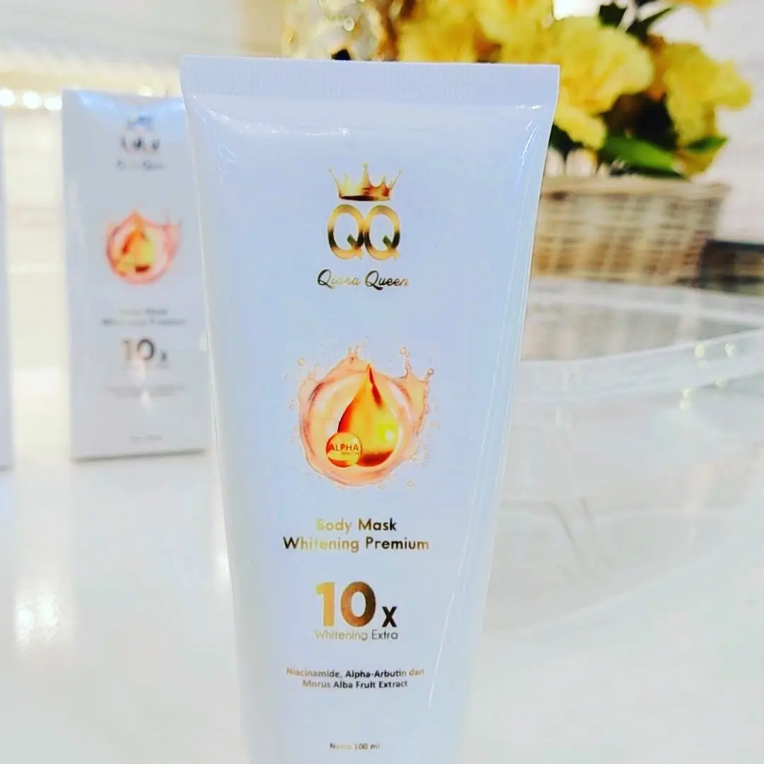 Body mask premium whitening Qiara Queen bpom