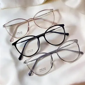 Kacamata Termurah Fashion Model Frame Cat Eyes Plastik Ringan 8146