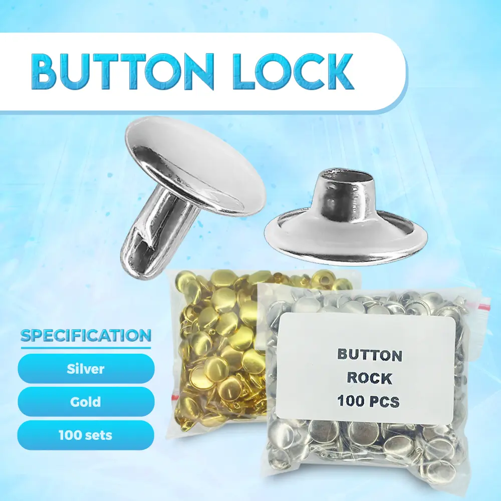 (100pcs) ID Button Rock Remache use for ID Lace Making - TikTok Shop ...