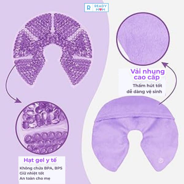 Hộp 2 Túi Chườm Ngực | Chườm Nóng Lạnh| Thông Tắc Tia Sữa | Kích Sữa | Giảm Đau MB06 | Hàng Trung Quốc Voi