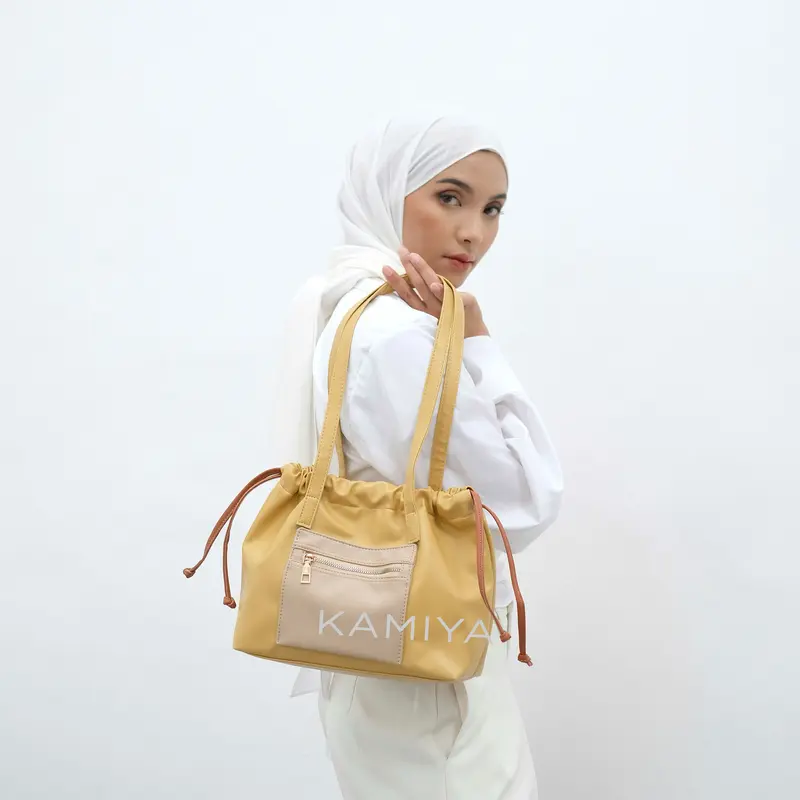 (Namikita) Orlin Tote Bag -  Free Goodie Bag  Tas Bahu Wanita Serut Totebag Perempuan Cewek 2