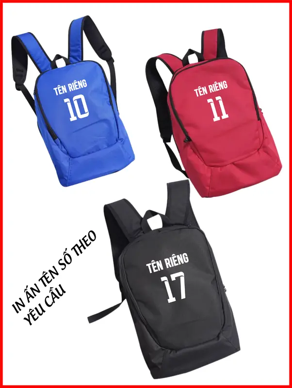 Balo Thể Thao 3 Ngăn In Tên Số Theo Yêu Cầu - Thời Trang và Tiện Dụng - BACKPACK CHỐNG THẤM NƯỚC Sport Túi Thể Thao bóng đá - bóng chuyền - Pickleball 6