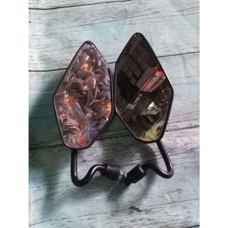 Gương Chiếu Hậu Trái Kiểu Chân Cong 10 LI REN THUẬN– Gương Xe Máy Độ Thẩm Mỹ Cao Lắp Mọi Dòng Xe Wave Sirius Future Dream AB Vario Vision Chống Rung Chống Lóa Tốt