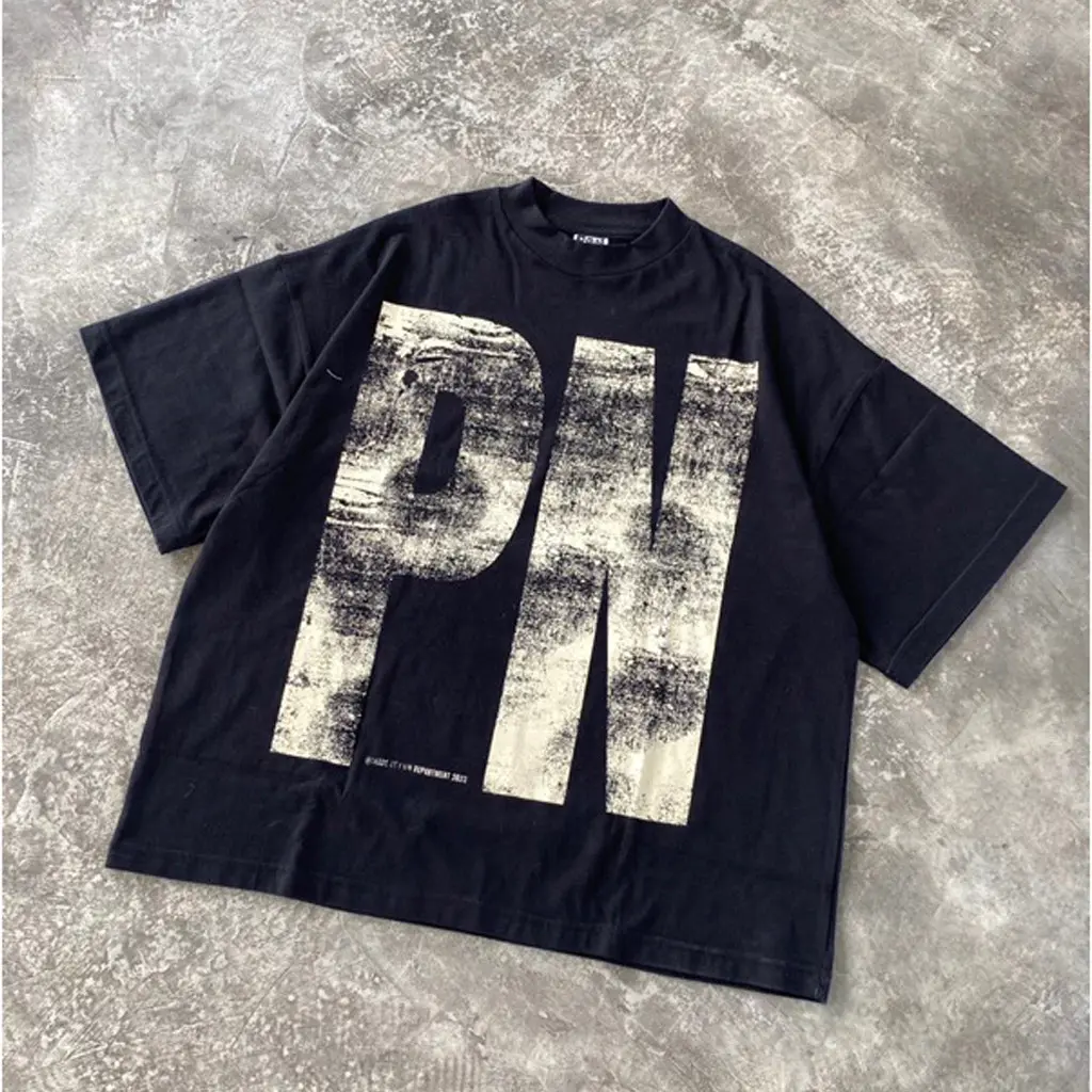 【DROP Ⅱ‌】 Boxy Tshirt “HOPE MY EX DIE” Heavyweight 20s By PainDepartment Crew-neck fashion unisex T-shirt Menswear Top Kaos Wanita