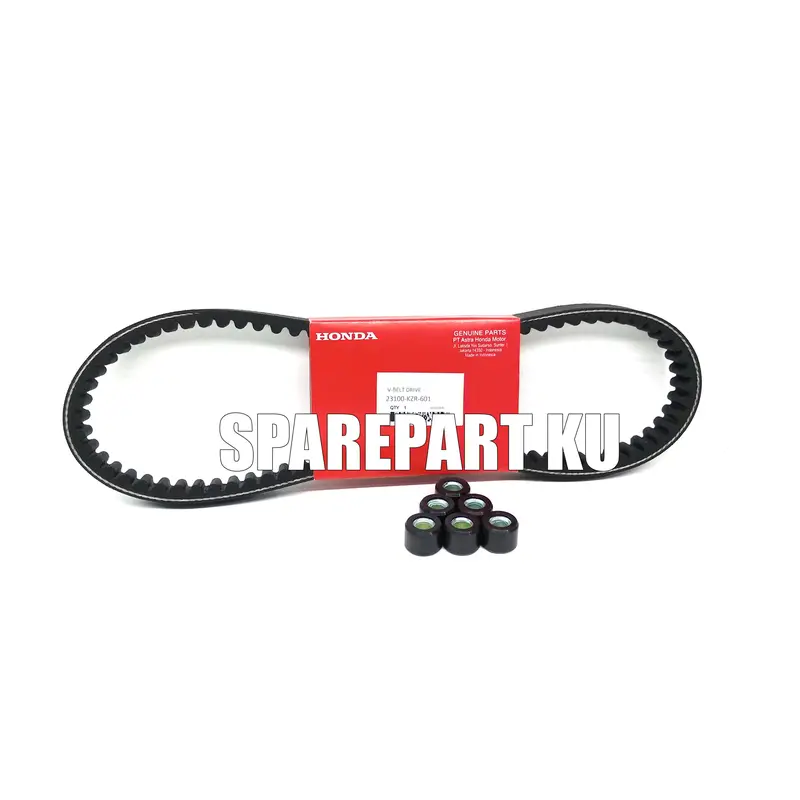 KZR PAKET VANBELT + ROLLER VARIO 125 FI / VARIO 125 TECHNO / VARIO 125 LED OLD / KARET PENGGERAK CVT KOMPLIT / VANBELT ASSY RUMAH ROLLER / V-BELT DRIVE / ROLLER / PANBEL CVT / ROLER 3