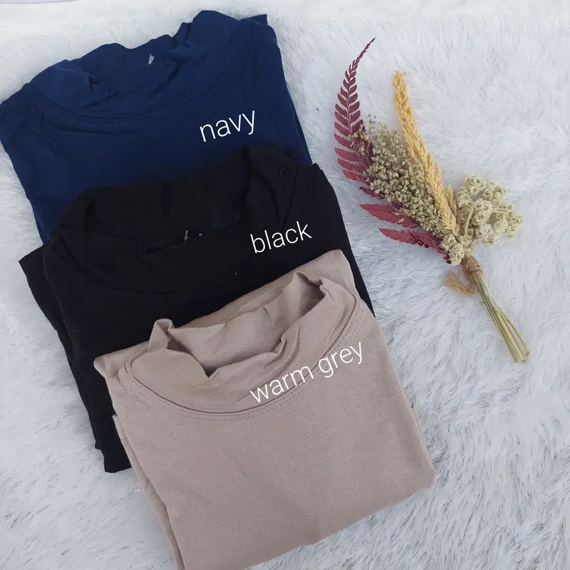 Manset Baju Rayon Premium / Manset Lengan Panjang Turtleneck [Size M, L, XL ] 4
