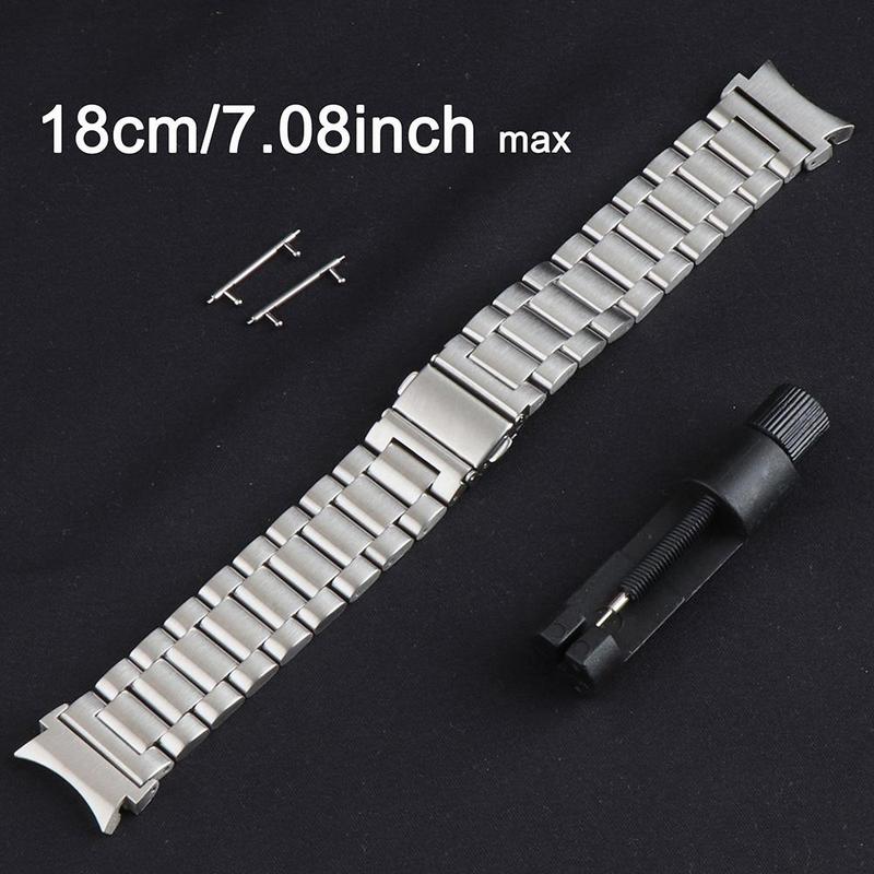Stainless Steel Watch Band, Deployant Clasp Watch Band for Samsung Galaxy Watch 6 5 4 44mm 40mm, Smart Watch Accessories 1