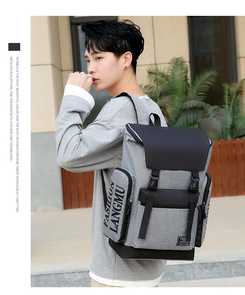 Product Introduction of Spacious Men's Backpack: Ideal for Casual Trips, Travel, and Carrying Laptops - Perfect School Bag for Middle, High School, and College Students 2