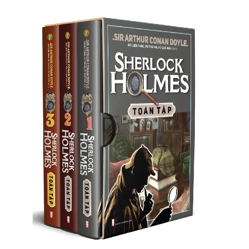Truyện - Sherlock Holmes Trọn Bộ 3 Tập (Bìa Cứng) 1