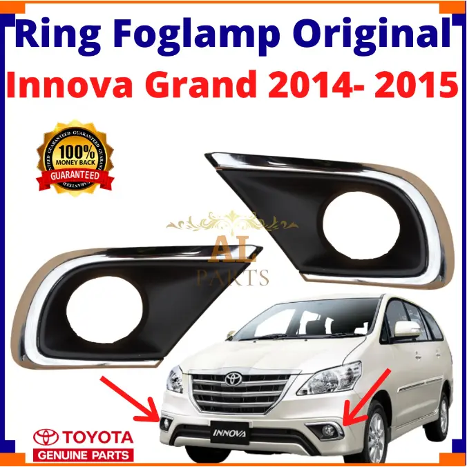 Cover Foglamp ORIGINAL Ring Fog Lamp Toyota Grand New Innova Inova 2013-2015