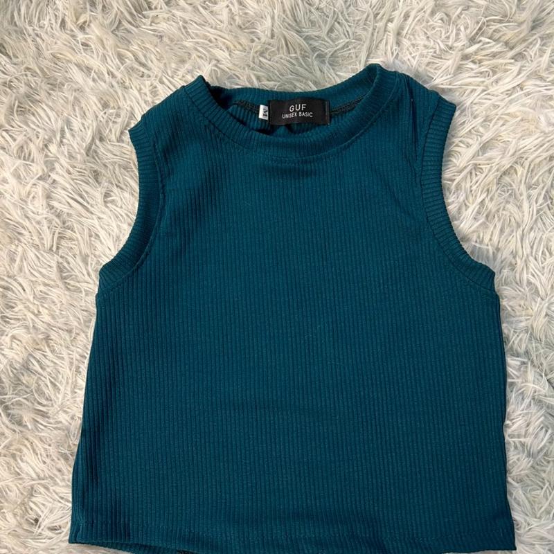 Áo croptop ba lỗ thun tăm 4