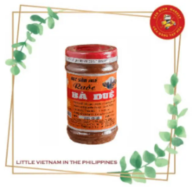 Mắm ruốc Bà Duệ hủ lớn 400g (đặc sản Huế) nấu bún bò ,chưng thịt Chua Nước Sốt