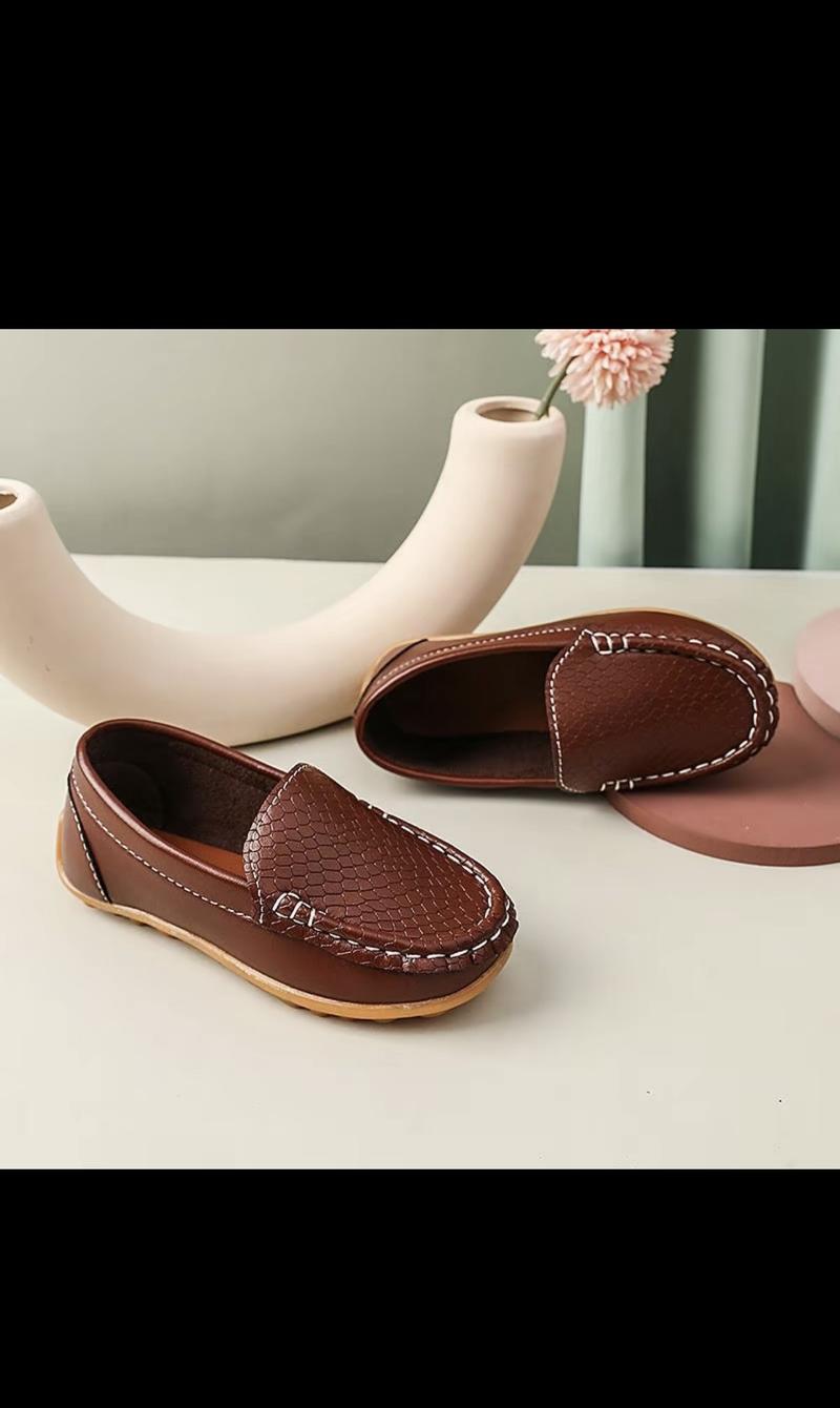 Product Introduction of [Giày lười] Giày Lười Thời Trang Bằng Da Mềm Mại Dành Cho Bé Trai size từ 1 - 9 tuổi Giày Bé Trai Giày  Lười,Giaỳ Lười Đế Mềm Êm Chân 6