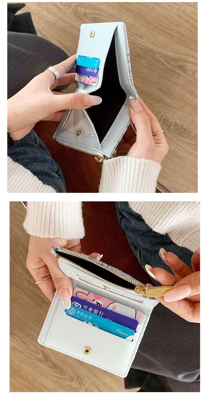 Product Introduction of [In Stock] Women's Wallet, Coin Purse, Card Holder, Leather Material, Fashion, Versatile, Casual 9