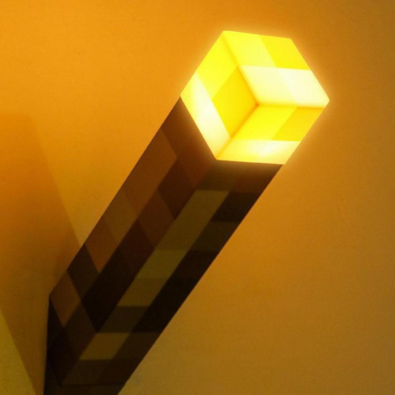 Product Introduction of Đèn pin LED Minecraft, Có Thể Sạc Lại, Đèn có độ sáng cao, Cầm Tay hoặc gắn trên tường, N4X5 28