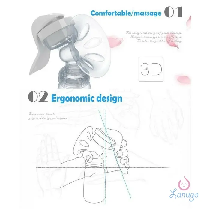 Pompa Asi Original Real Bubee / Breast Pump Manual BPA Free 2