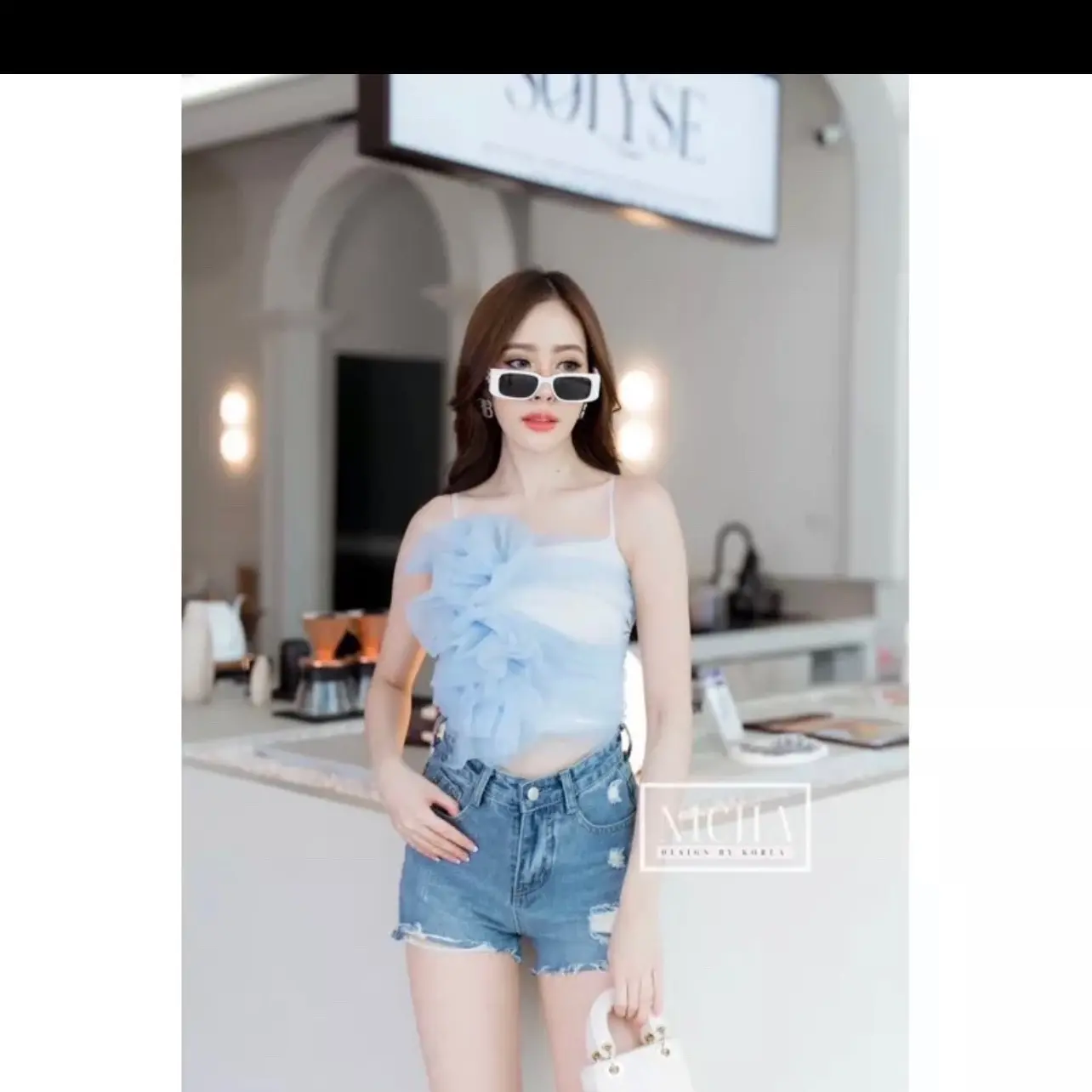 CODE:6085 atasan premium bkk ready stok