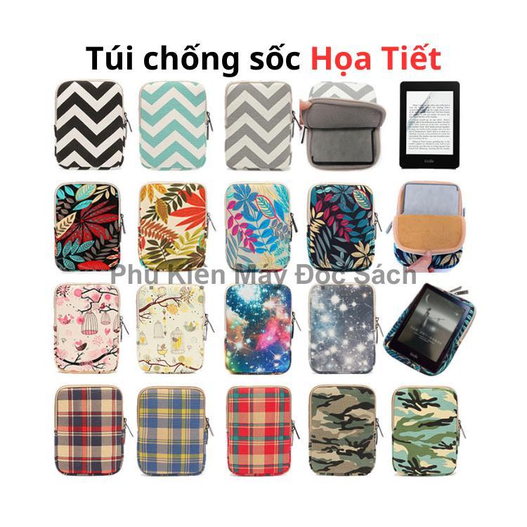 Túi Chống Sốc Họa Tiết Máy Đọc Sách 6inch cho Kindle, Kobo, Boox, Meebook, Điện Thoại, Đồ Cá Nhân