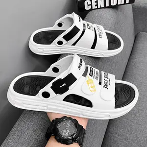 Sandal pria klasik Korea terbaru, bahan EVA, tahan aus dan lentur, tidak mudah berubah bentuk, harga terjangkau