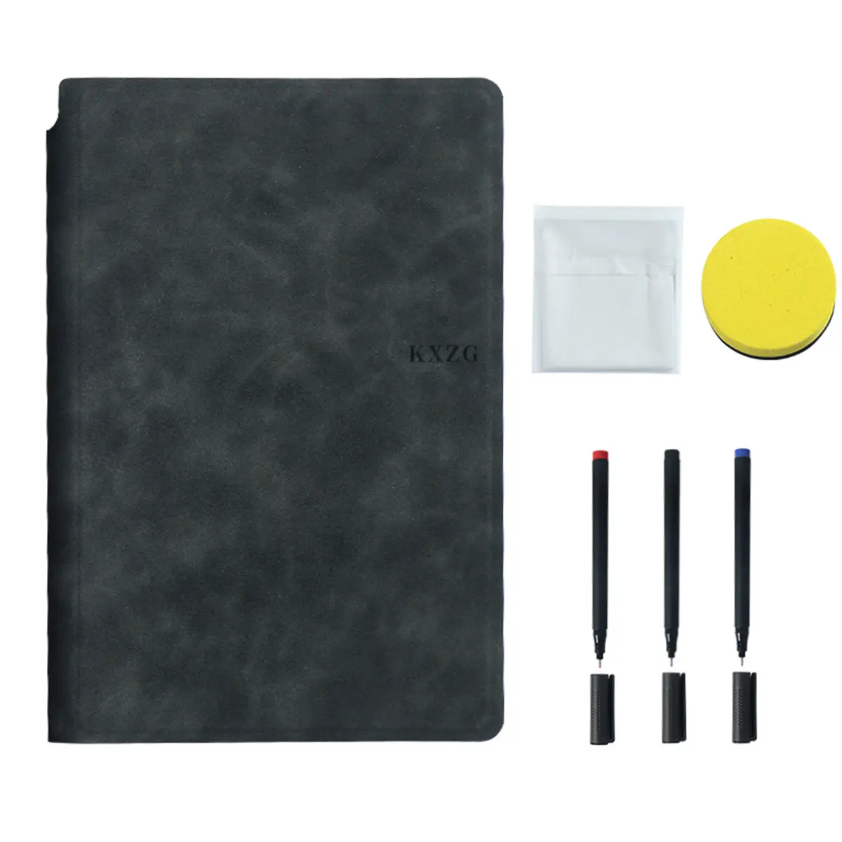 Portable A5 Erasable Whiteboard Notebook - Reusable Draft Book for Quick Sketches & Notes#ReusableNotebook #WhiteboardNotebook #PortableStationery #ErasablePaper
