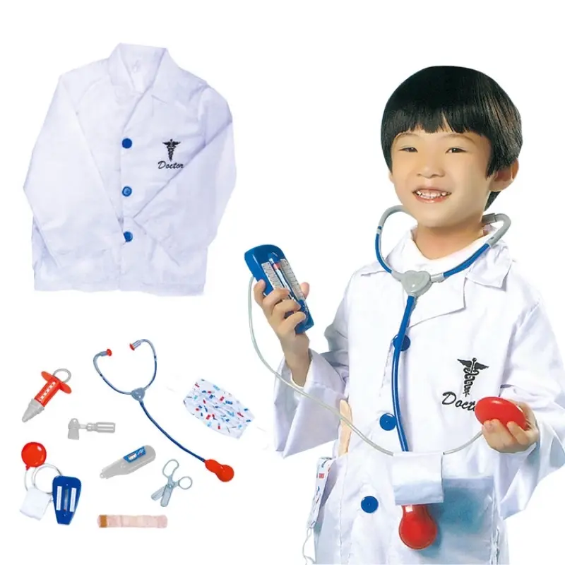 Doctor costume for kids 3-8yrs