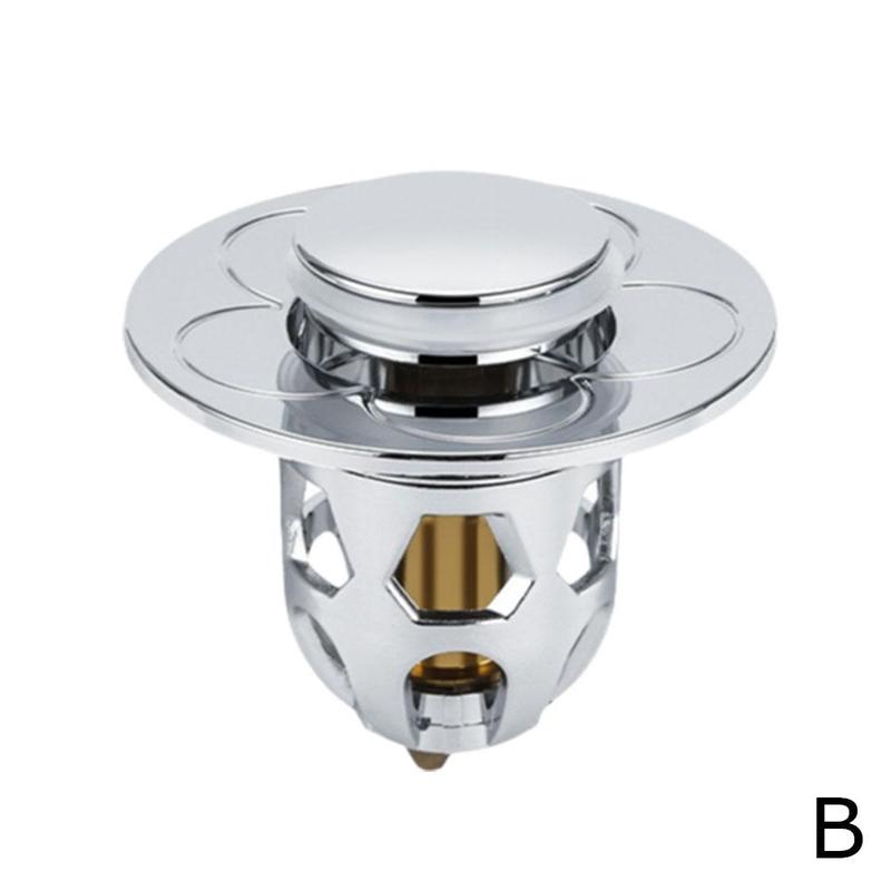 Product Introduction of Universal Sink  Washbasin Water Head Leaking Stopper Push-type Copper Basin Filter Bath Tub Drain Stopper Deodorant Plug Accessories 37