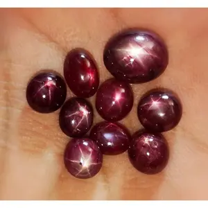 Batu permata ruby star corondum lostune star mayung tajam high quality asli natural