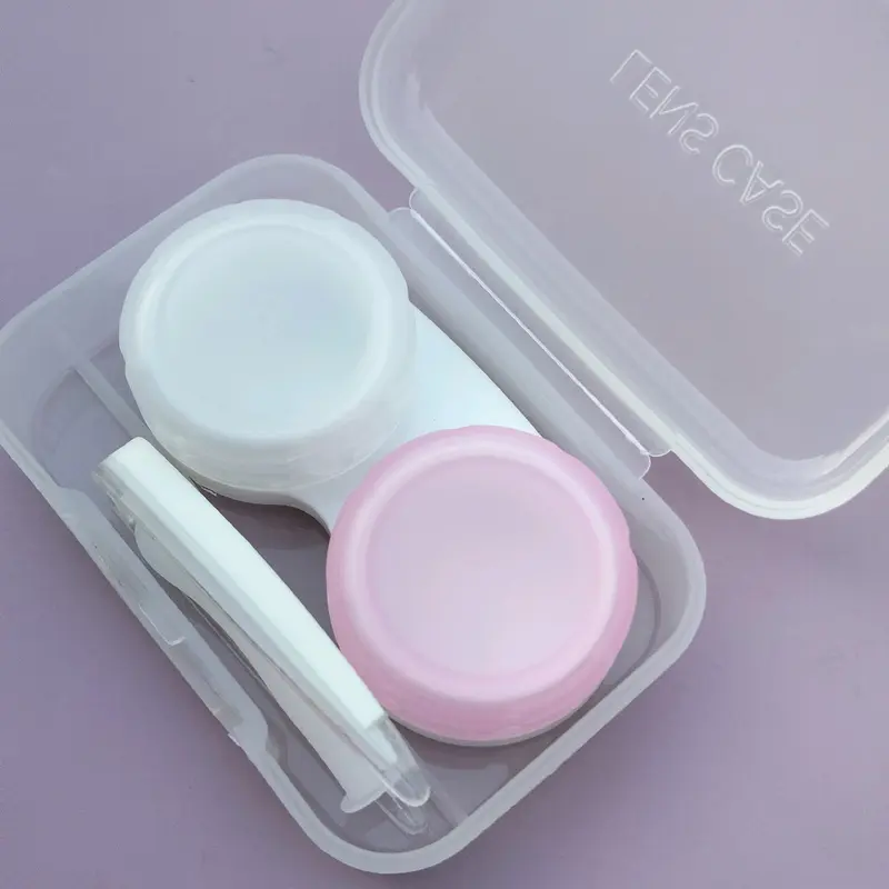 softlens case 1set/capitan penjepit softlens/box kontak lensa/ Portabe/ Lens Eye 2