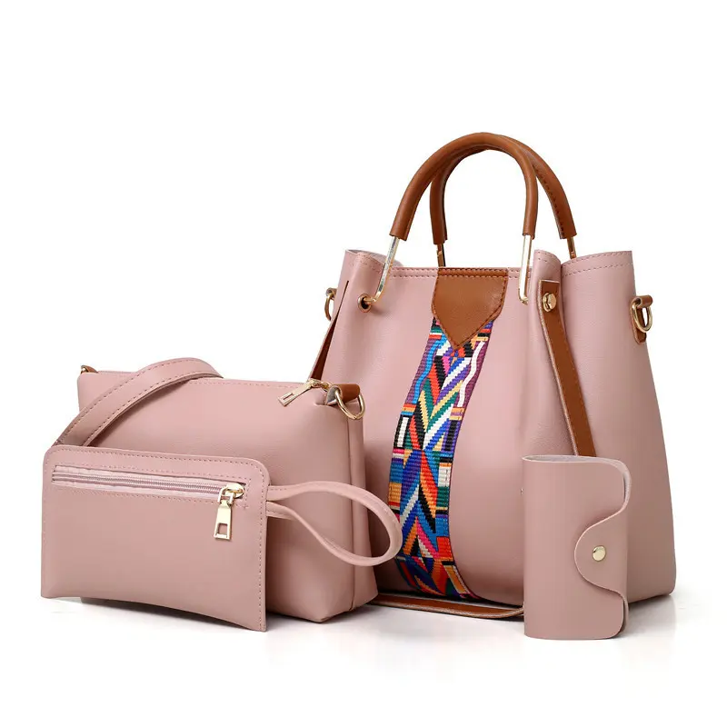 Women's Bag 2024 New Style Match Sets Fashion Women's Bag Popular Ribbon Women's Shoulder Bag Simple Handbag