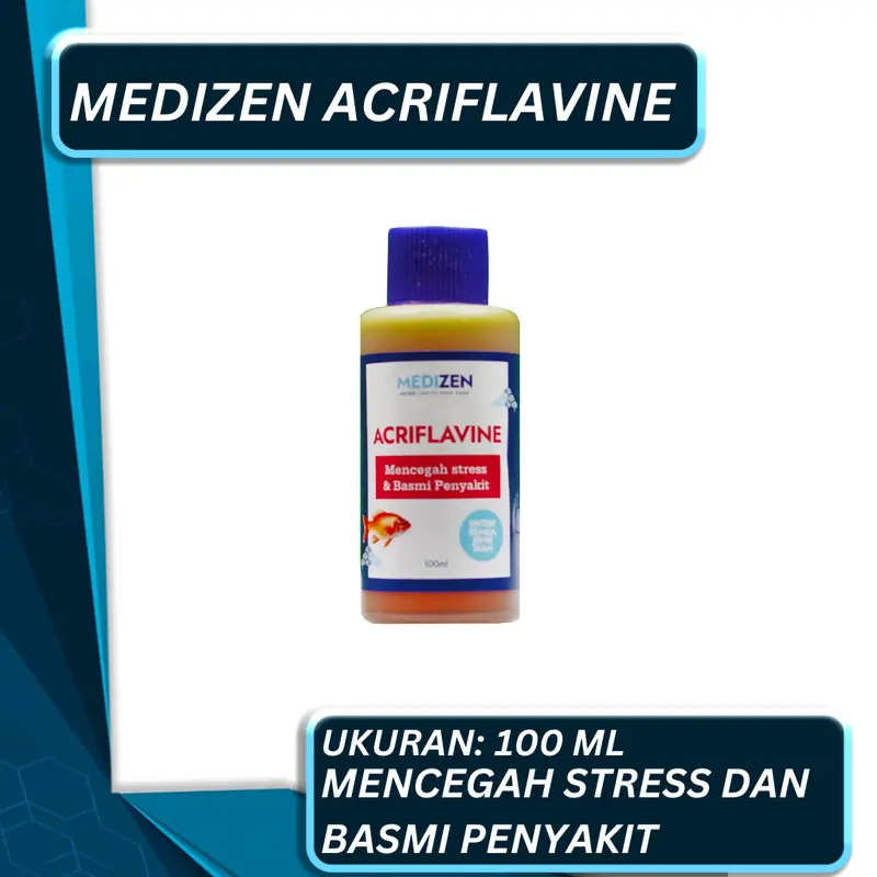 OBAT IKAN HIAS ACRIFLAVINE PLUS KIYOSAKI 100 ml 4