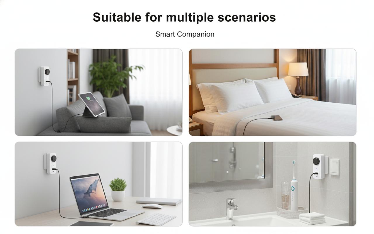 Kamera Multifungsi, Kamera Keamanan WiFi 1080P FHD, Peringatan Deteksi Gerakan, Perangkat Pintar Rumah Tangga, Sumber Daya Listrik Dinding, Pengisian Daya untuk 3 Perangkat (3-Prong, Tipe A, Tipe C) Kamera Multifungsi, Kamera Keamanan WiFi 1080P FHD, Peringatan Deteksi Gerakan, Perangkat Pintar Rumah Tangga, Sumber Daya Listrik Dinding, Pengisian Daya untuk 3 Perangkat (3-Prong, Tipe A, Tipe C)