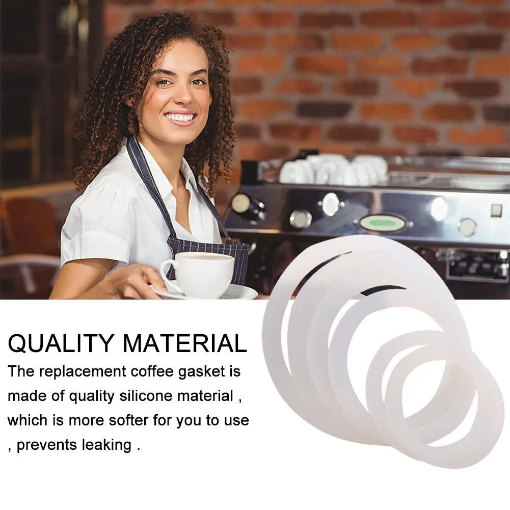Replacement Gasket Seal For Coffee Espresso Moka Stove Pot Top Silicone Rubber