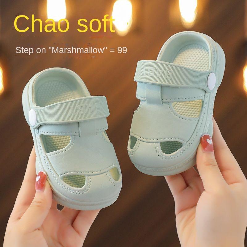 Dép Lê Có Lỗ Mùa Hè, Đế Siêu Mềm, Dễ Thương, Cho Bé Và Trẻ Mới Biết Đi, Dành Cho Nam Và Nữ, Sử Dụng Trong Nhà Và Ngoài Trời, Chống Trượt, Bền, Sử Dụng Kép Sandal Dép Sandal Kem