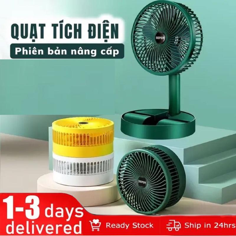 【miễn phí vận chuyển  Đại khuyến mãi Quạt Tích Điện Mini gấp gọn Vận chuyển nhanh chóng Tặng cáp dữ liệu USB