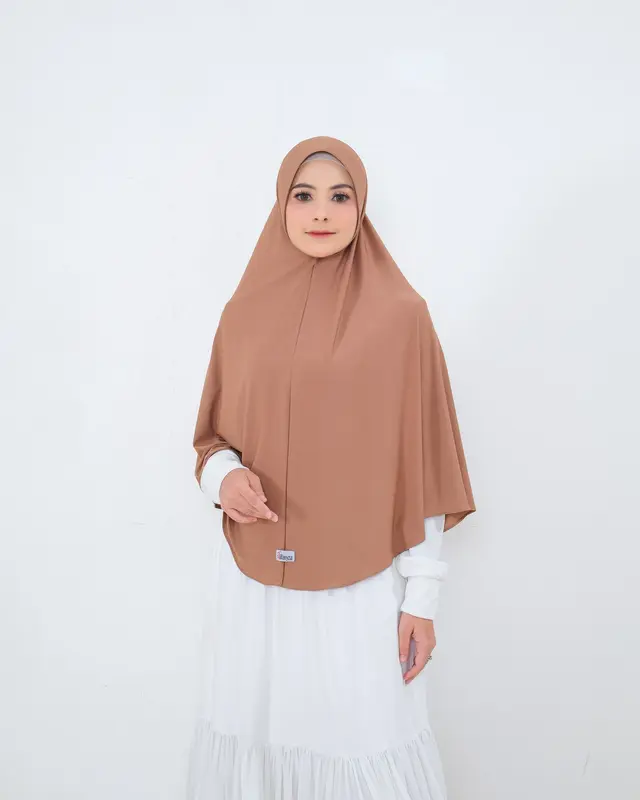 alfaeyza - Hijab Syar'i Bergo Instan Jersey Khadija Size XL 0
