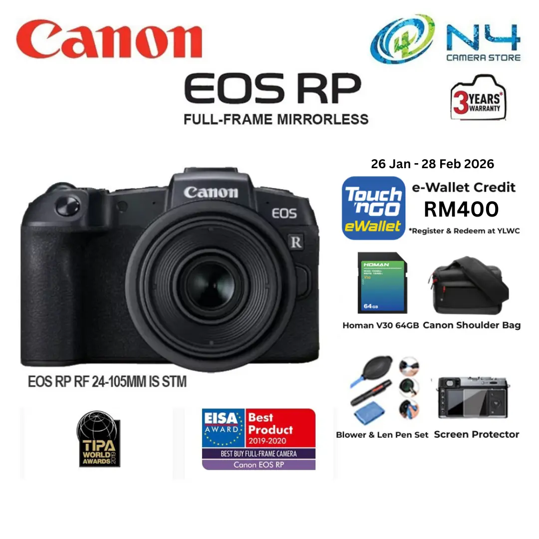Canon EOS RP Full-frame Mirrorless Body & Kit - TikTok Shop Malaysia