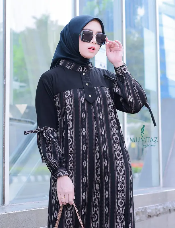 KANAYA SIGNATURE by Mumtazgamis itycreap mix rosecreap gamis wanita terkini Muslim Dress Mewah Pesta Lebaran Syari Maxi Dewasa Remaja cocok untuk Kondangan Simple terbaik 3