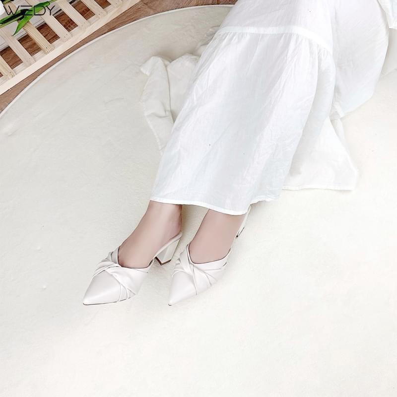 Product Introduction of [Hình thật]Dép nữ đế cao tôn dáng, Dép sục cao gót 7 phân dép nữ hottrend 2023 WD2316 Shoes GiàY DéP đế Cao Su Len 25