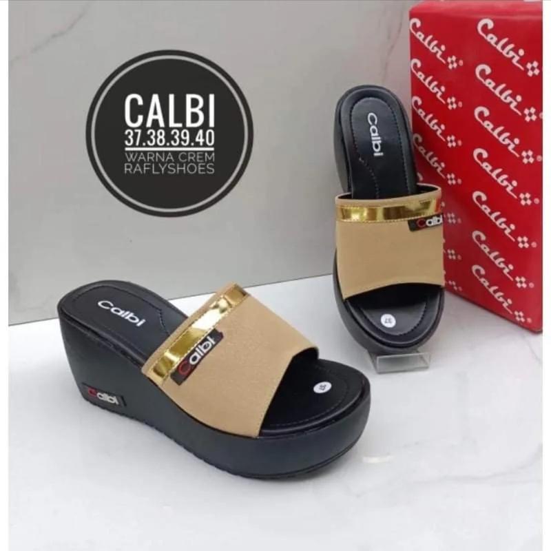 Product Introduction of SANDAL WANITA CALBI TERBARU/SANDAL WEDGES CALBI MURAH Kasual 5