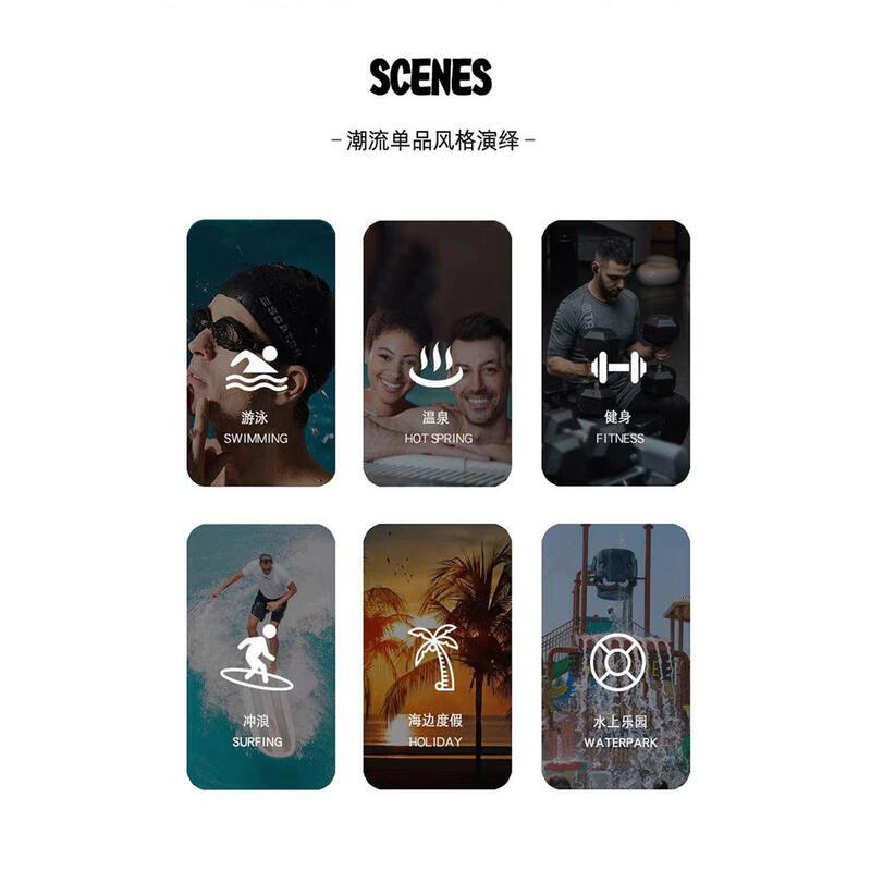 Product Introduction of For 100-105kgMen's Shorts Adult Loose Plus Size Flat Angle Quick Drying Beach Underwater Swimming Pants Menswear Lingerie 13