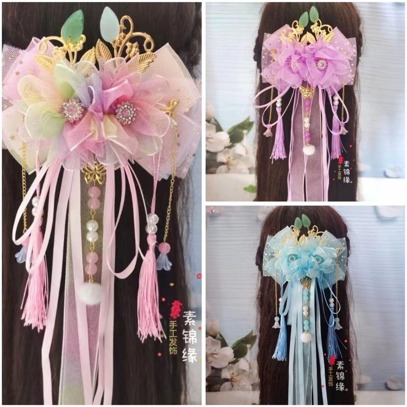 Thương Hiệu Kẹp Tóc Nơ Cổ Trang Trung Hoa CV8 - Thiết Kế Cổ Điển Sang Trọng & Chất Liệu Kim Loại Cao Cấp - Phù Hợp Với Mọi Kiểu Váy - Giữ Kiểu Dáng Tóc Trong Suốt Ngày Dài