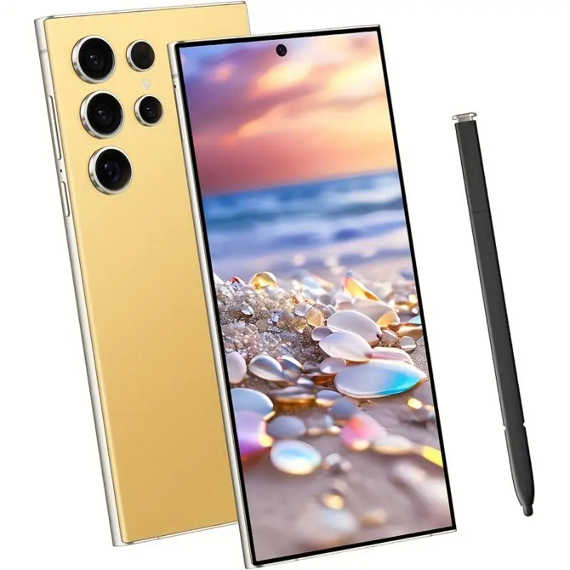 2025 Latest 6.8 Inch Unlocked Android 5G Large Smartphone - 1080*1920 HD Display, Dual 108MP 48MP Camera, Long-Lasting 6800mAh Battery, Fast Charging, GPS Function, Built-in Stylus, Facial/ Fingerprint Recognition Unlock, 8GB RAM 256GB ROM, 2